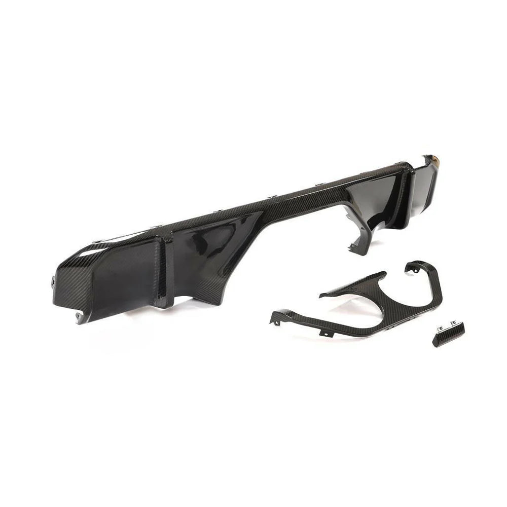 P STYLE CARBON FIBER REAR DIFFUSER - BMW G80 M3 | G82 M4 - Exotics Carbon Design