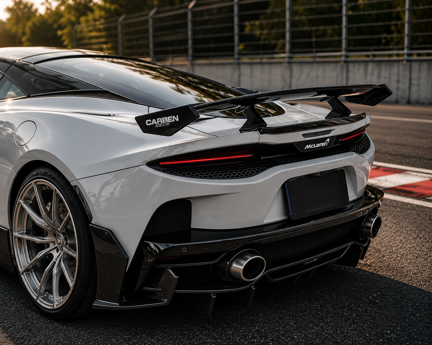 McLaren GT - Carbon Fiber Rear Side Bumper Canards