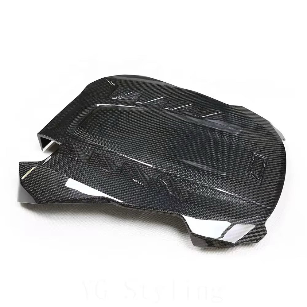Carbon Fiber Front Engine Cover – BMW F95 X5M / F96 X6M (2020+) - Exotics Carbon Design