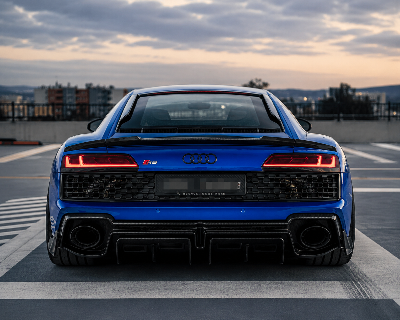 Audi R8 (2019-2024) Racing-Performance Style Carbon Fiber Rear Diffuser
