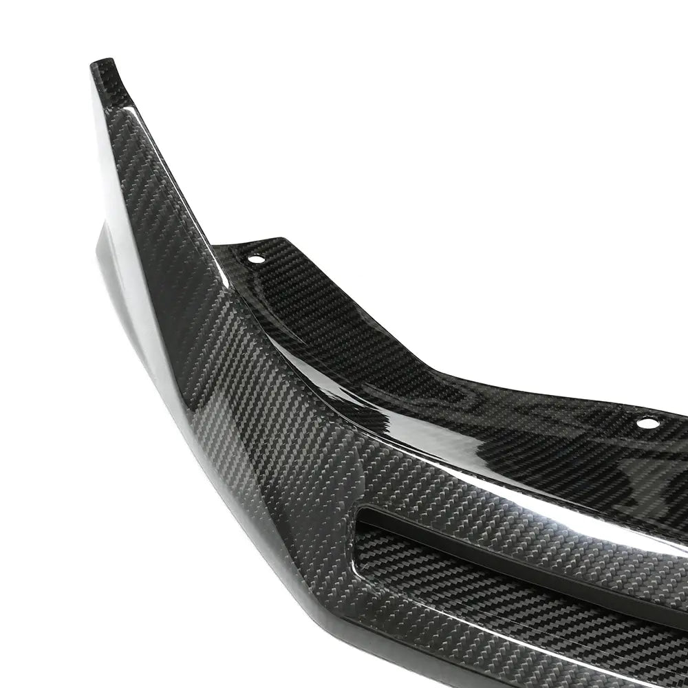 V STYLE CARBON FIBER FRONT LIP - BMW G87 M2 - Exotics Carbon Design