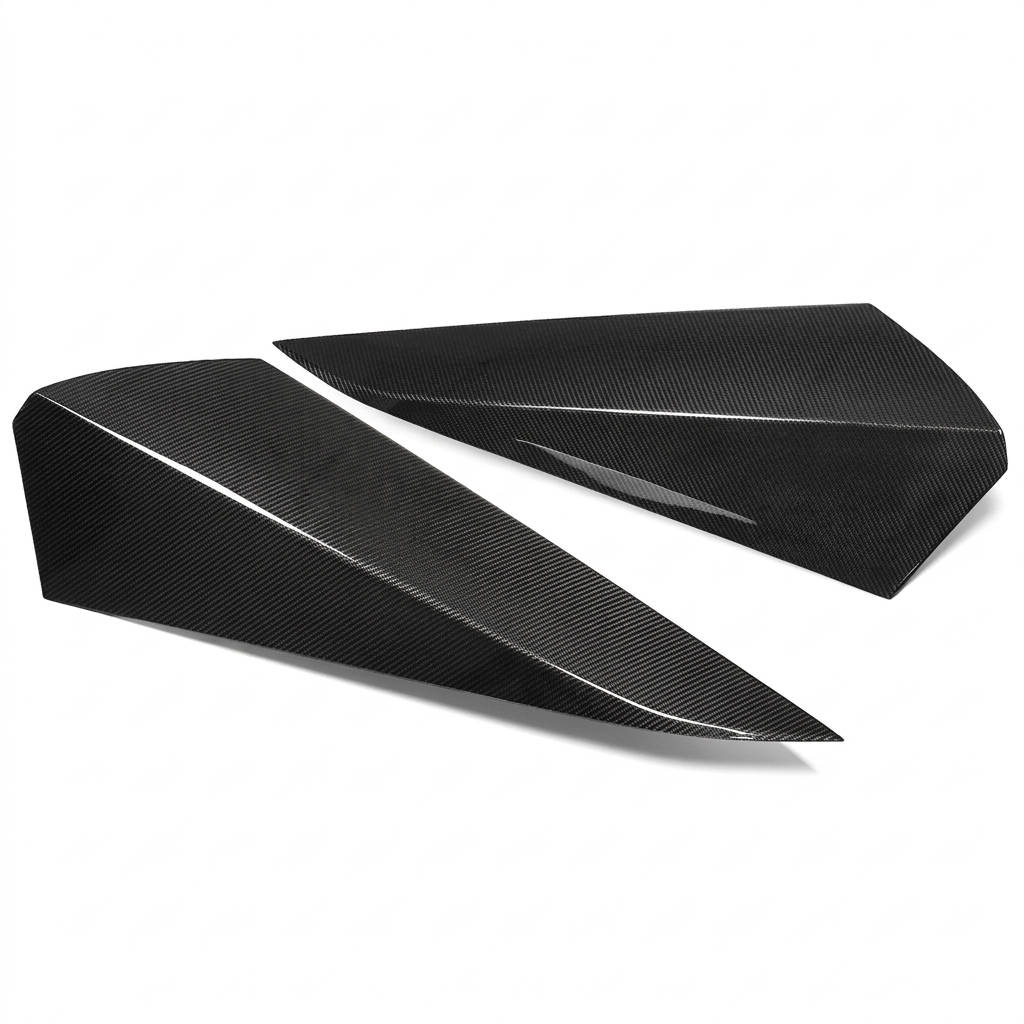 Chevrolet Corvette C8 - HTC Carbon Fiber Rear Nacelle Covers (2020+)