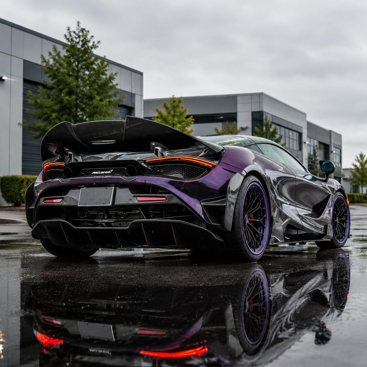 McLaren 720S - P1 Style Carbon Fiber Rear Wing