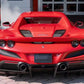 Ferrari F8 Spider Carbon Fiber Rear Bonnet Vents