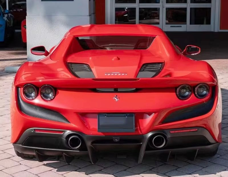 Ferrari F8 Spider Carbon Fiber Rear Bonnet Vents