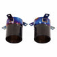 Ferrari F8 Tributo Carbon Fiber Burnt Titanium Exhaust Tips