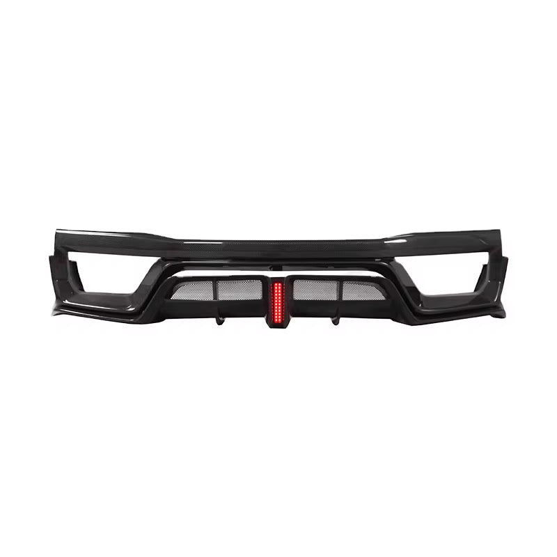 2017-2023 Nissan GT-R R35 IMP Style Carbon Fiber Rear Diffuser with LED Light