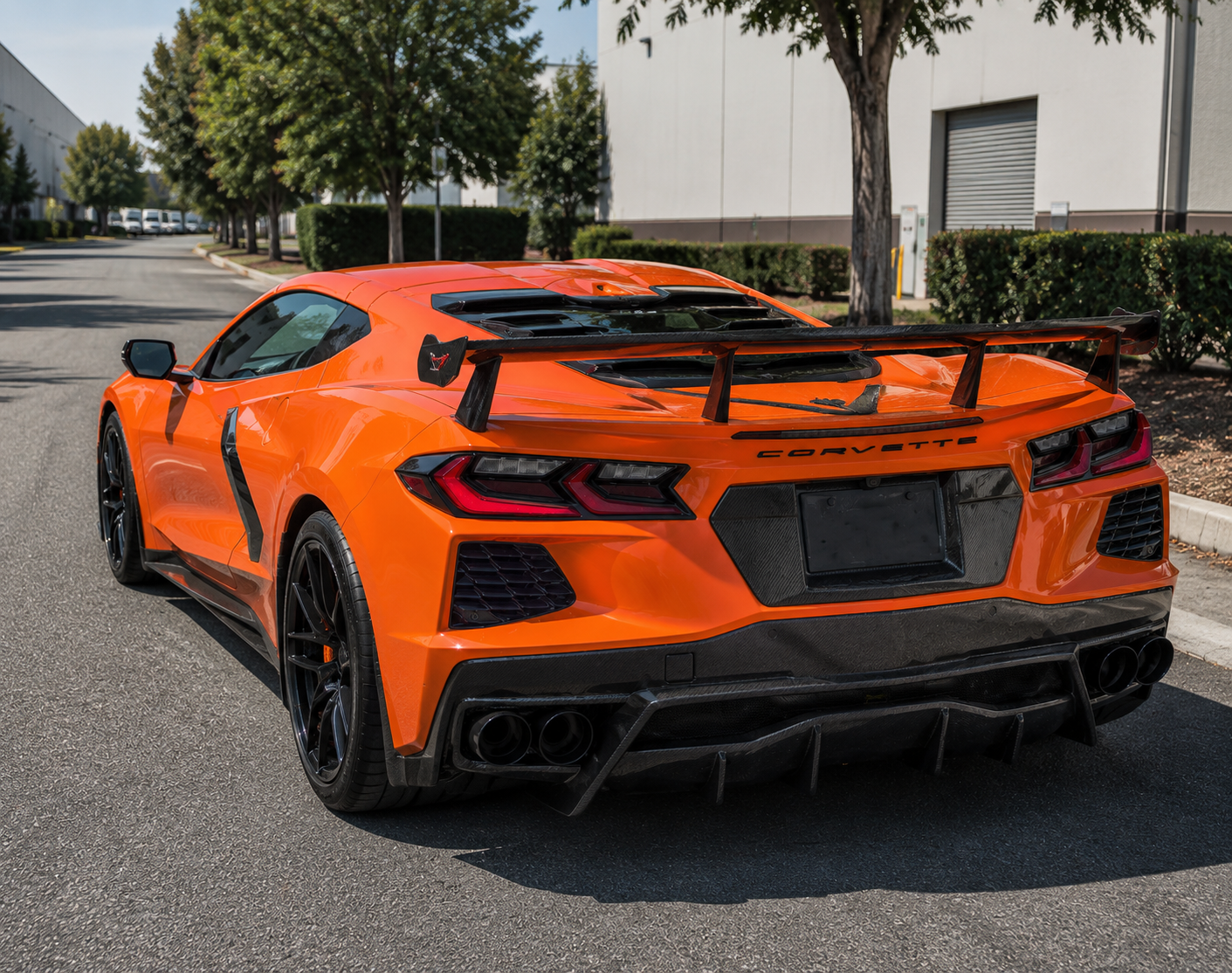 Exotic Design Corvette C8 - Carbon Fiber Rear Diffuser
