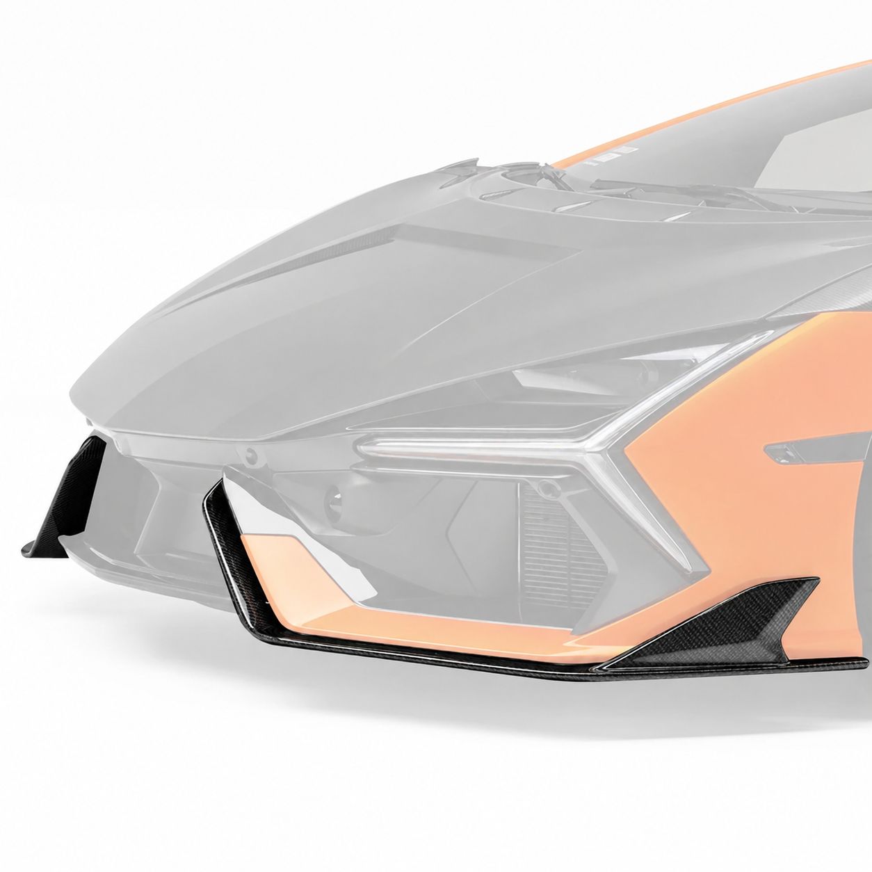 Lamborghini Revuelto Carbon Fiber Front Splitters
