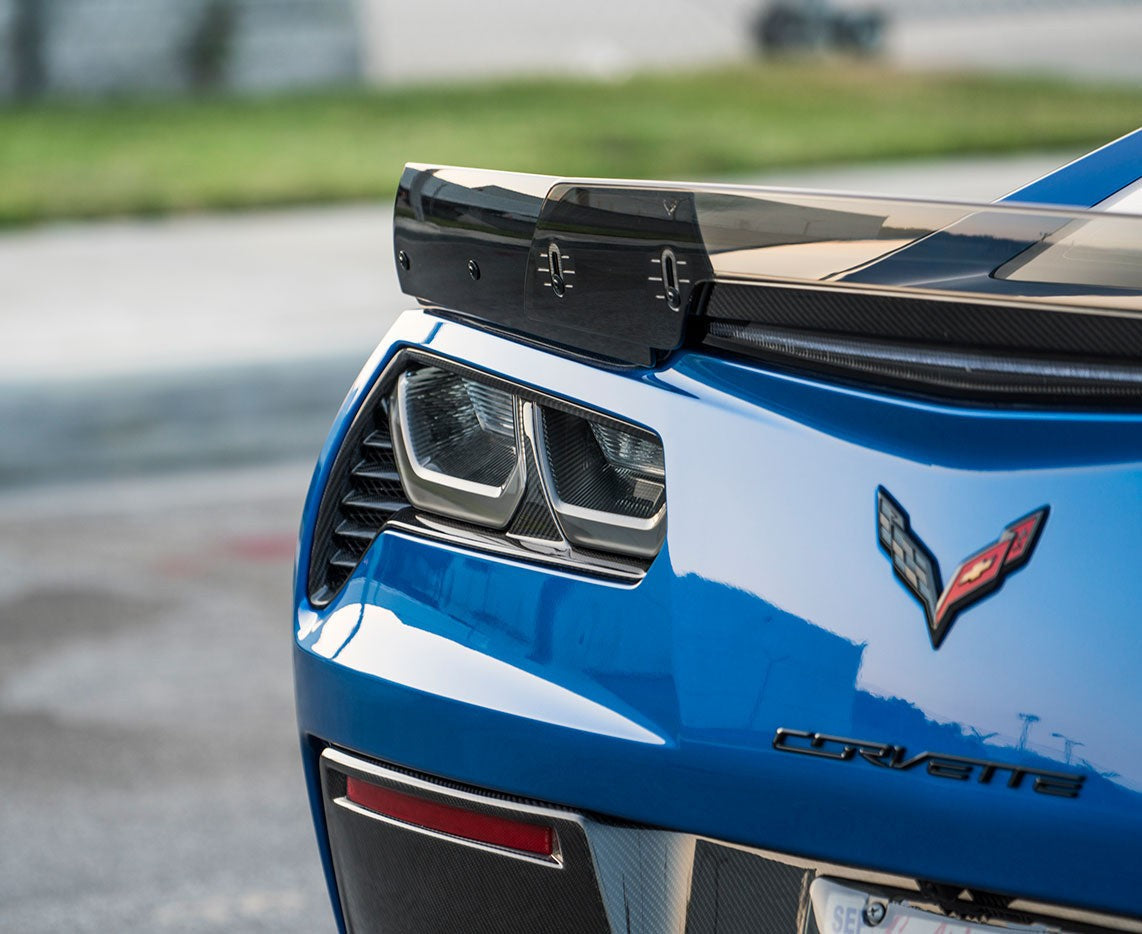 Chevrolet Corvette C7 Carbon Fiber Rear Tail Light Bezels
