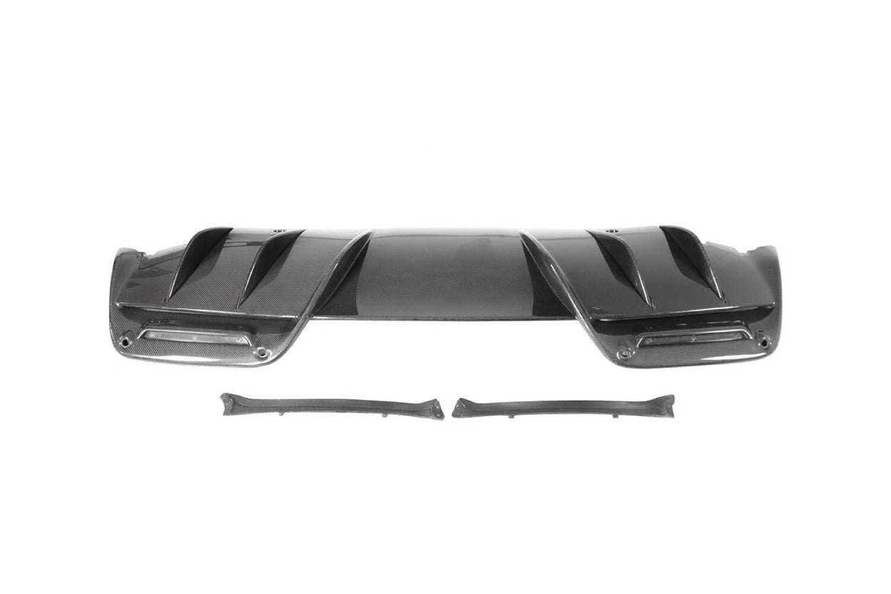 Carbon Fiber Rear Diffuser – Ferrari 296 GTB