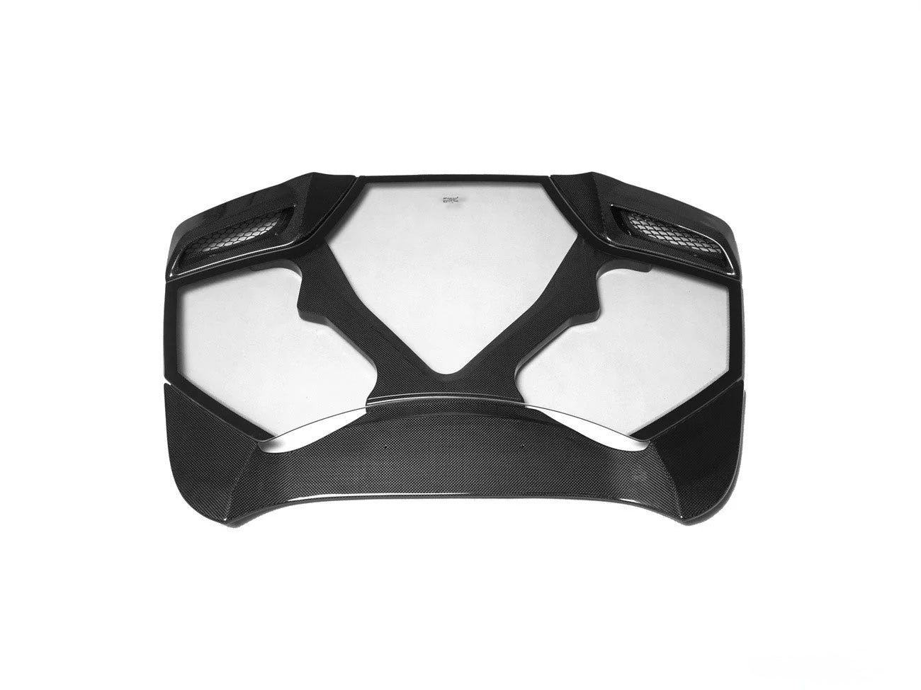 Ferrari 488 Spider Transparent Carbon Fiber Engine Bonnet
