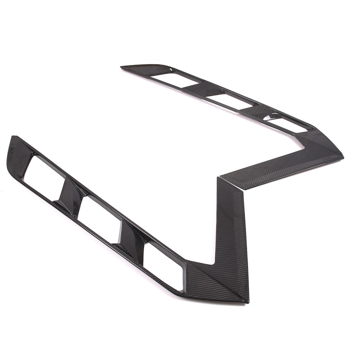 Chevrolet Corvette C8 - 4-Piece Carbon Fiber Rear Decklid Hatch Vent & Lower Trim