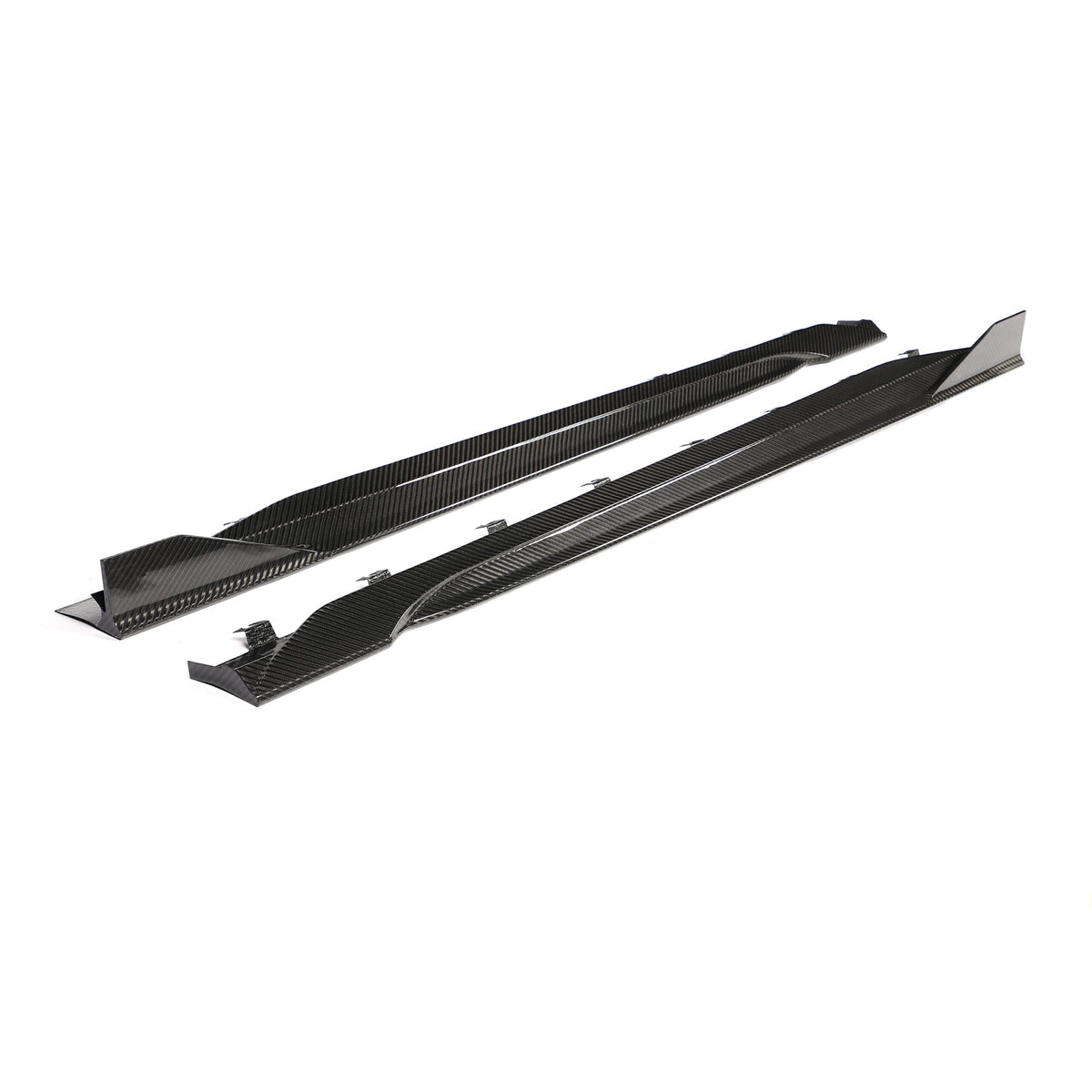 2024+ Ford Mustang - JC Style Carbon Fiber Side Skirts