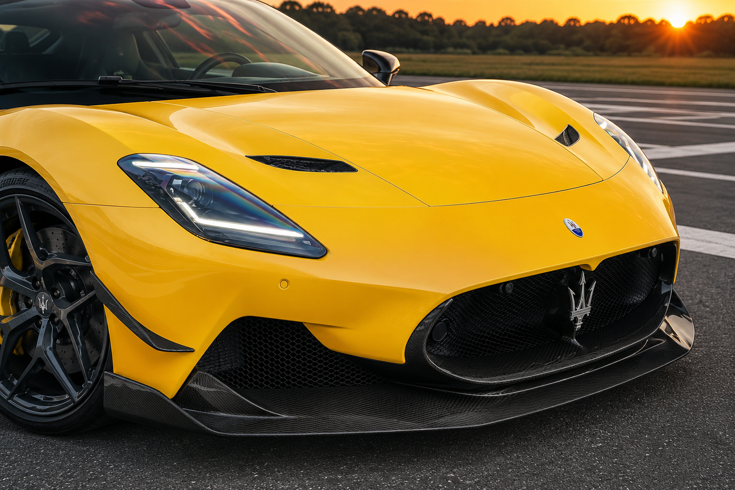 Maserati MC20 - MSY Style Carbon Fiber Front Diffuser