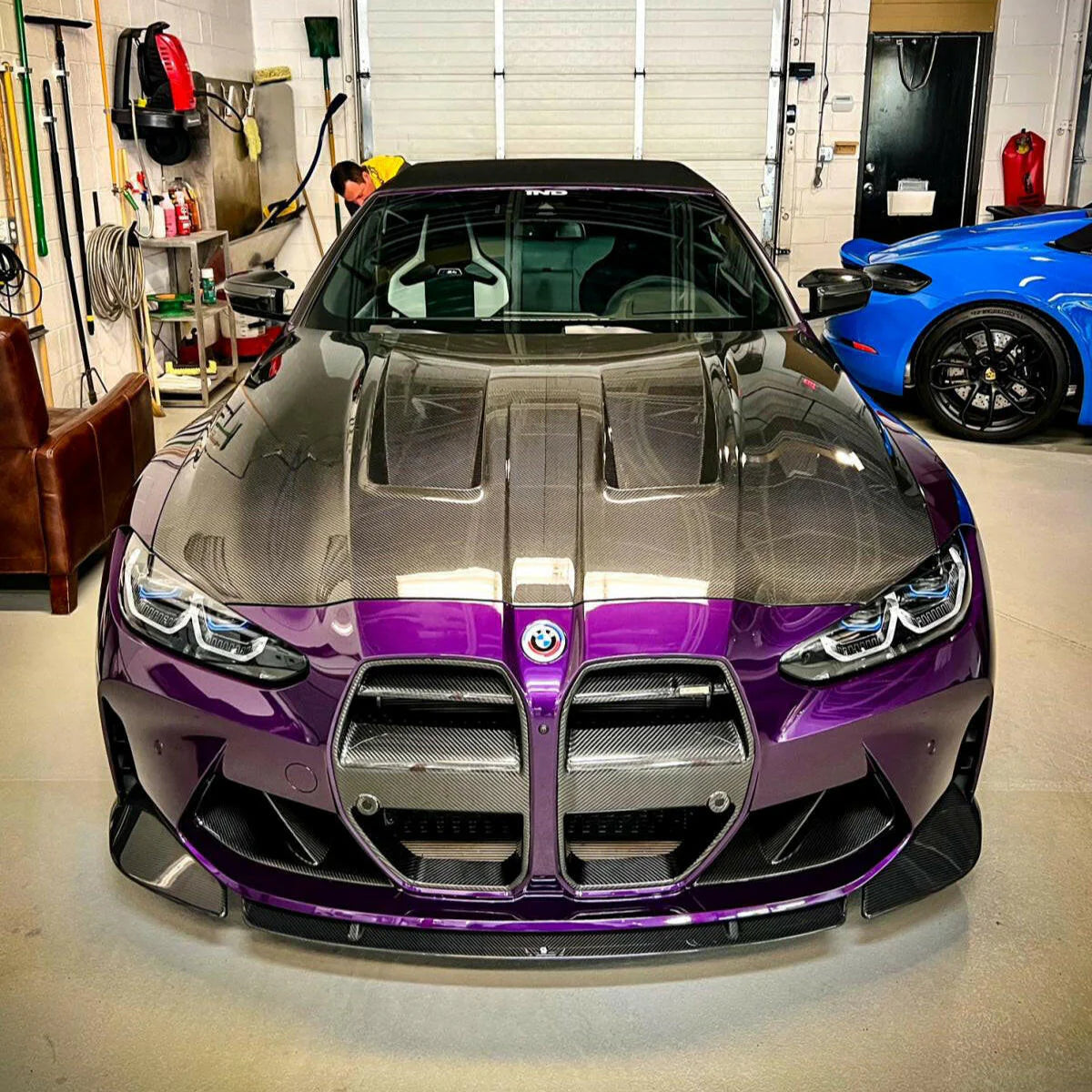 ALPHA STYLE CARBON FIBER HOOD - BMW G80 M3 | G82 M4 - Exotics Carbon Design