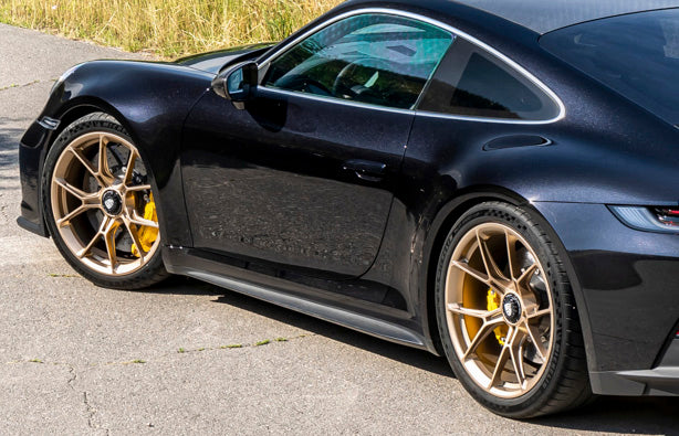 OEM Style Carbon Fiber Side Skirts – Porsche 992 GT3 (2022–2024) - Exotics Carbon Design