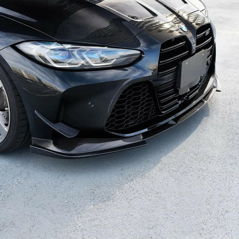 3D STYLE CARBON FIBER FRONT LIP - BMW G80 M3 | G82 M4 - Exotics Carbon Design