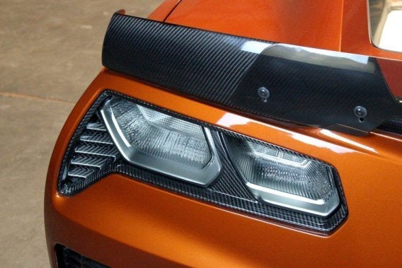 Chevrolet Corvette C7 Carbon Fiber Rear Tail Light Bezels