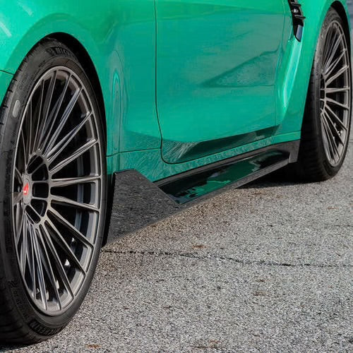 M STYLE CARBON FIBER SIDE SKIRTS - BMW G80 M3 | G82 M4 - Exotics Carbon Design