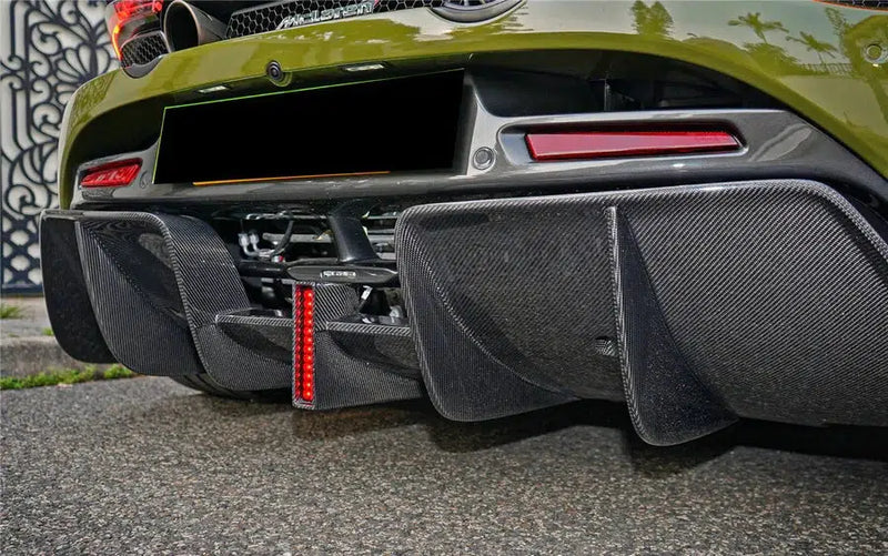 McLaren 720S GTR Style Carbon Fiber Rear Diffuser