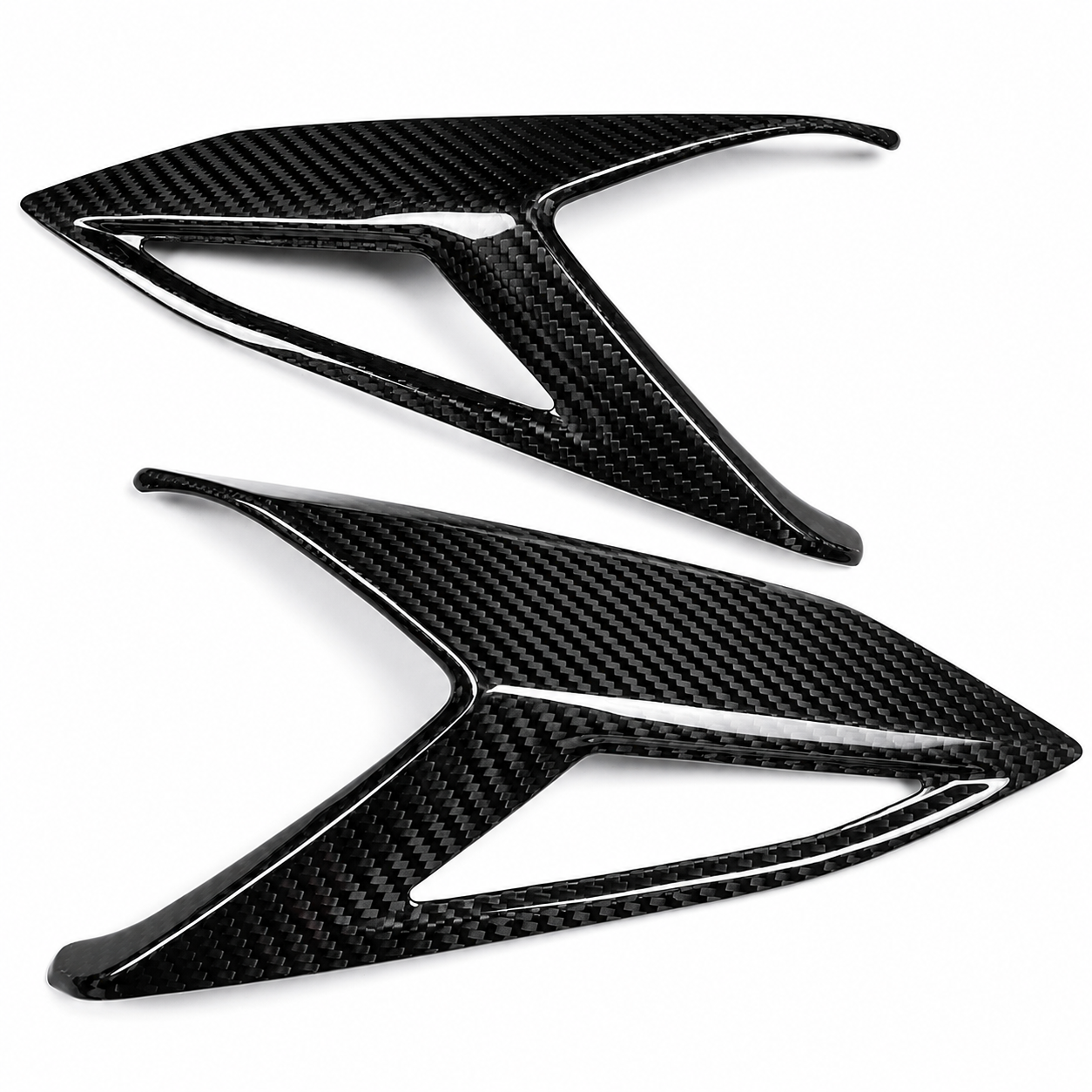 Chevrolet Corvette C8 Carbon Fiber Tail Light Side Frame Covers