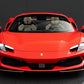 Ferrari 296 GTB NVC Style Carbon Fiber Front Splitters