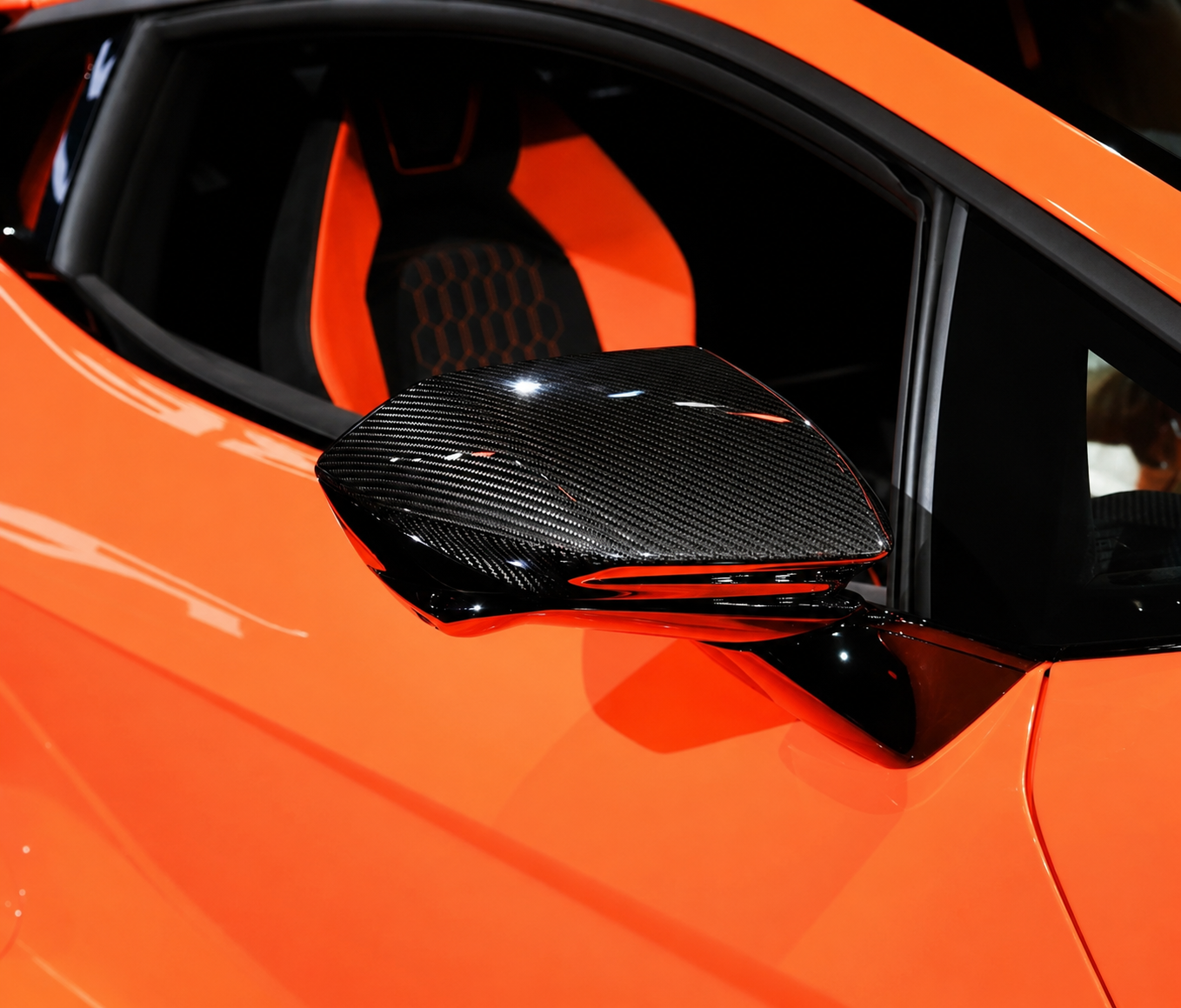 Lamborghini Revuelto Carbon Fiber Mirror Covers
