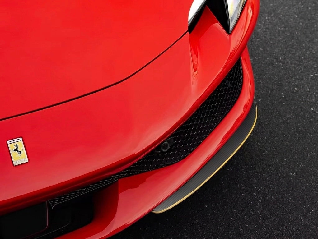 Ferrari 296 GTB NVC Style Carbon Fiber Front Splitters