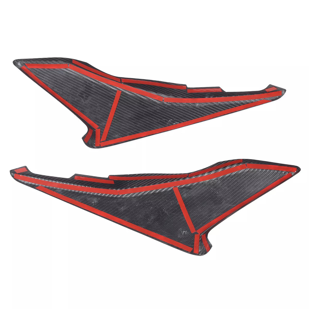 Corvette C8 Carbon Fiber Door Panel Trim Set