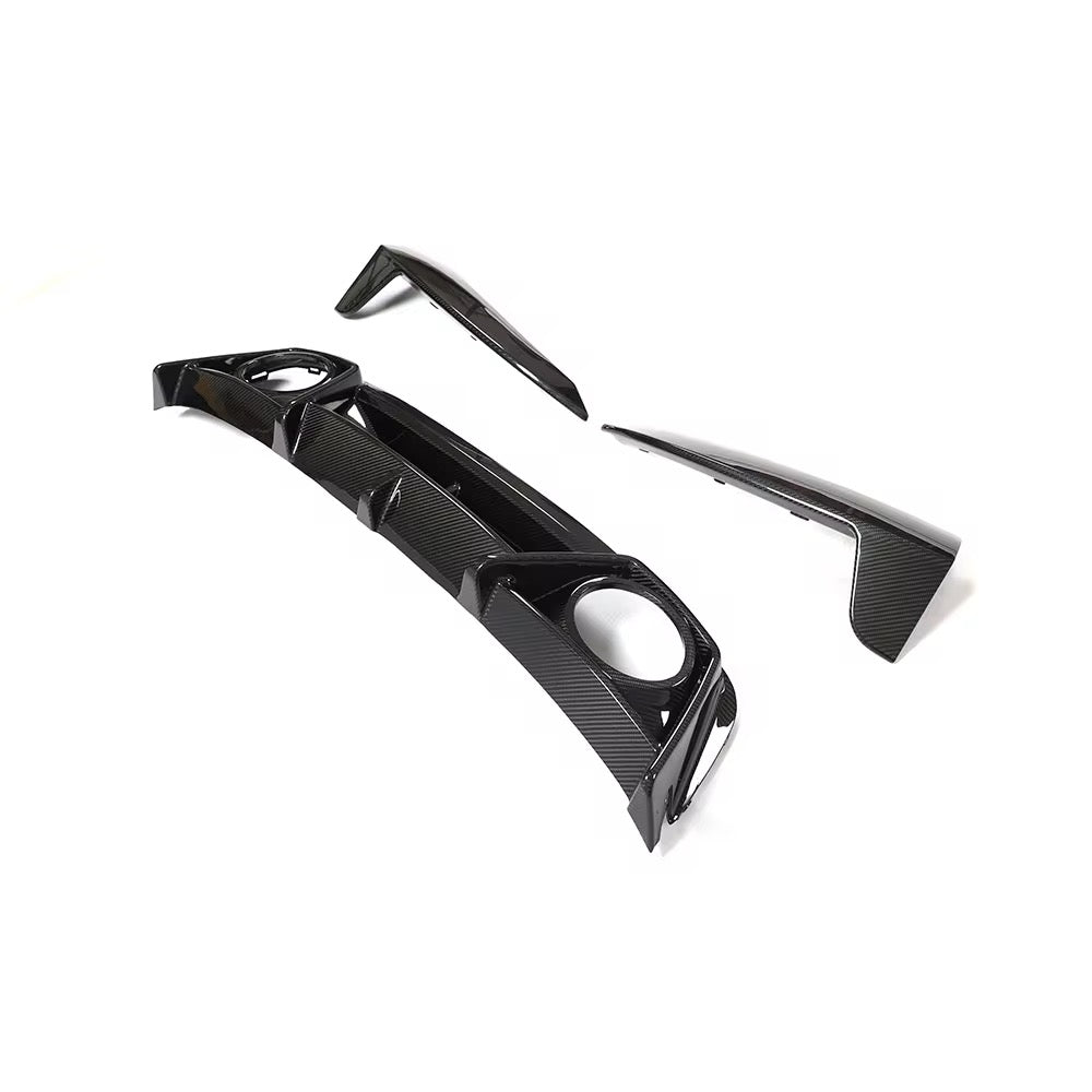 2019–2023 Porsche 911 (992) Turbo S Carbon Fiber Rear Diffuser with Splitters