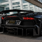 Carbon Fiber Rear Diffuser with fins - Lamborghini Aventador LP700