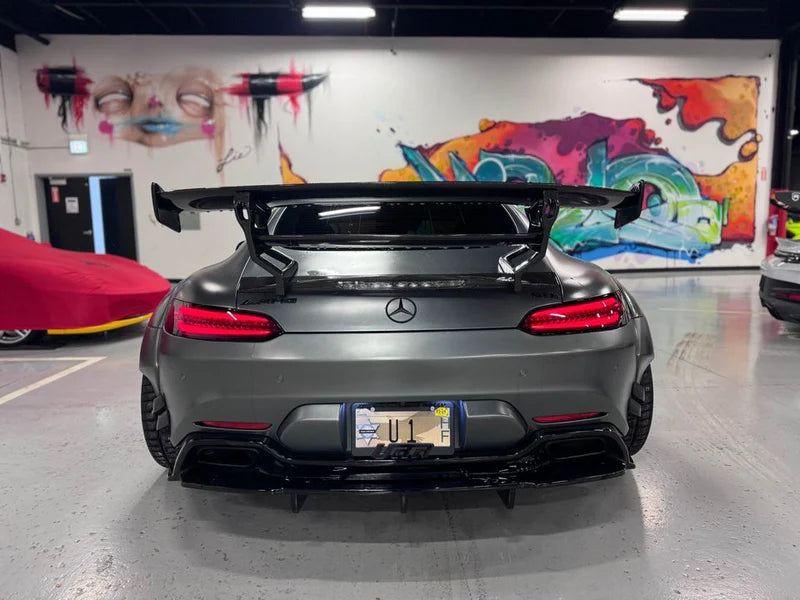 Mercedes-AMG GTS / GTC / GTR Black Series Style Carbon Fiber Rear Wing