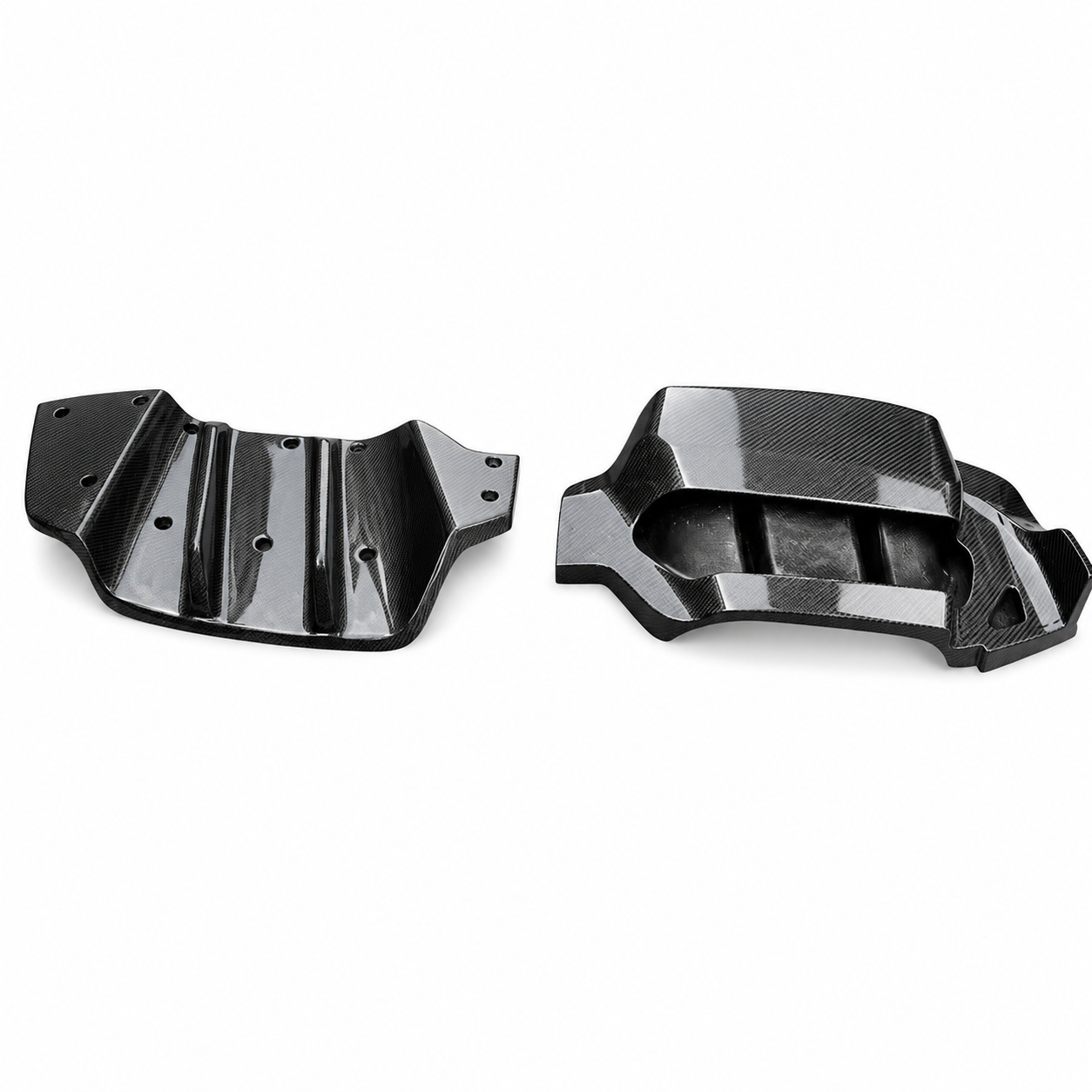 Corvette C7 Carbon Fiber Rear Bumper Fins
