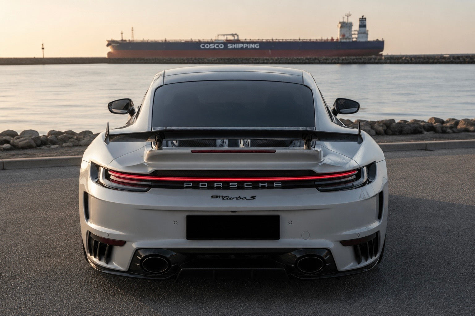 Porsche 911 (992) T.C Style Carbon Fiber Trunk Spoiler