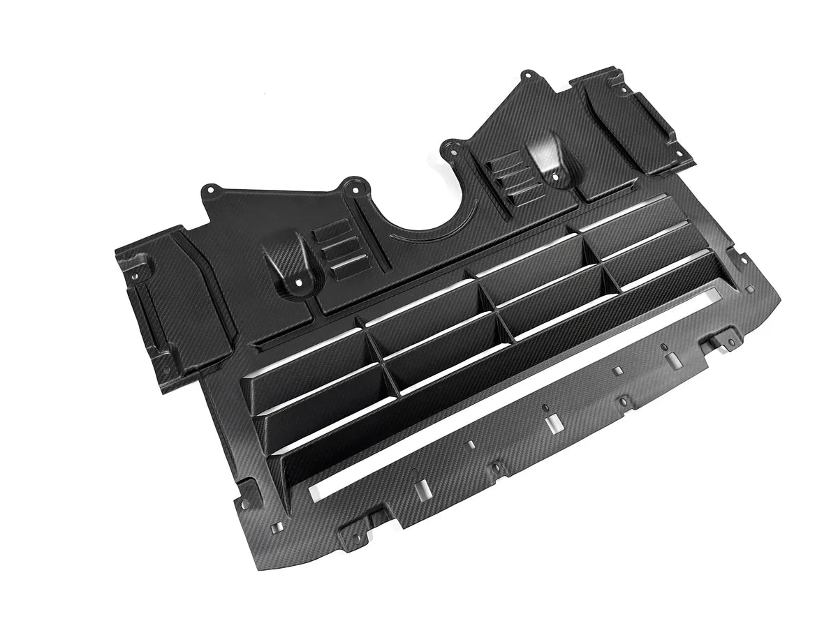 BMW G80 M3 / G82 M4 APR Style Carbon Fiber Lower Oil Cooler Guard