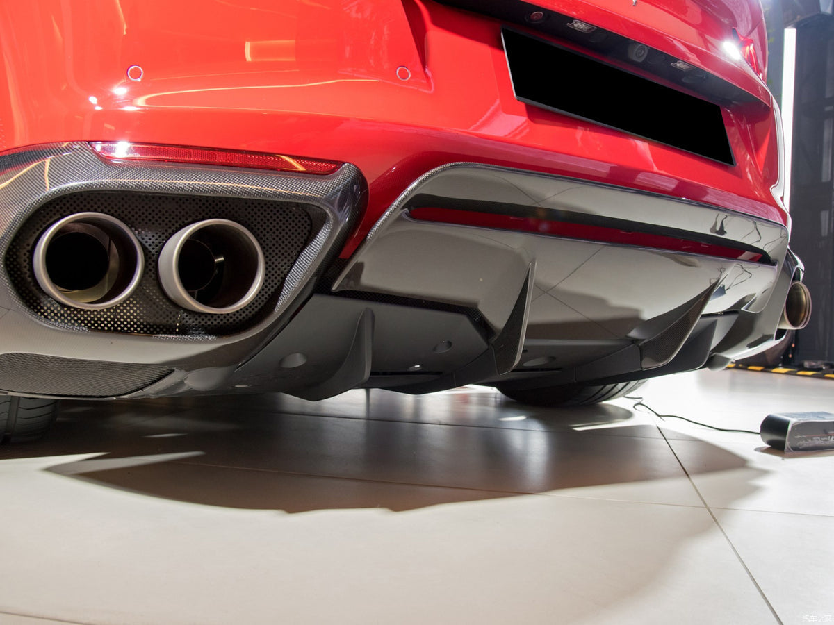 Ferrari 812 GTS Carbon Fiber Rear Diffuser