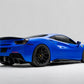 Ferrari 488 GTB - Exotic Design Carbon Fiber Rear Diffuser