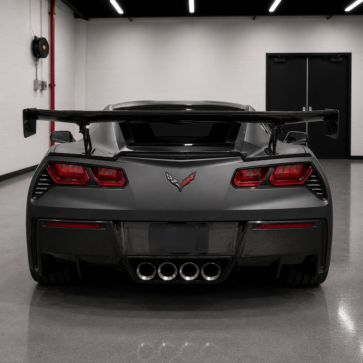 Chevrolet Corvette C7 - GTC-500 Carbon Fiber Adjustable Rear Wing