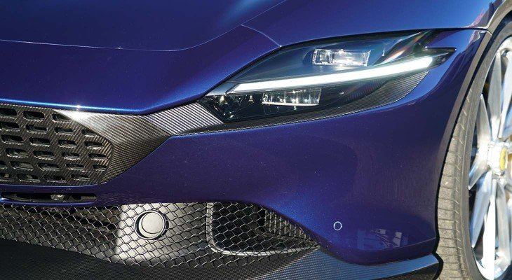 Ferrari Roma NVC Style Carbon Fiber Front Inlet Trim
