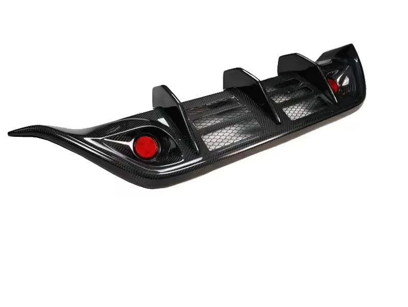 Nissan GT-R R35 W-Style Carbon Fiber Rear Diffuser