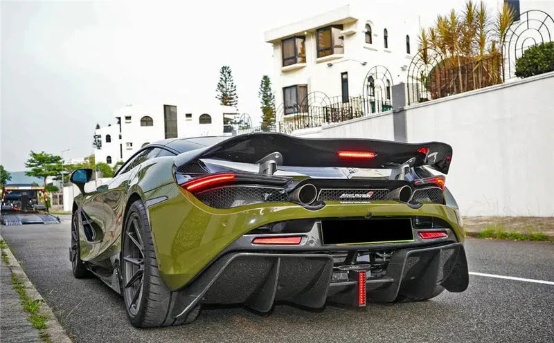 McLaren 720S GTR Style Carbon Fiber Rear Diffuser