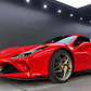 Ferrari F8 Tributo / Spider V-Style Carbon Fiber Side Extensions
