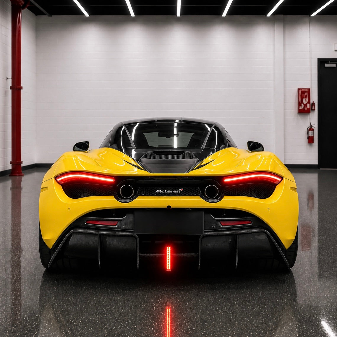 McLaren 720S GTR Style Carbon Fiber Rear Diffuser
