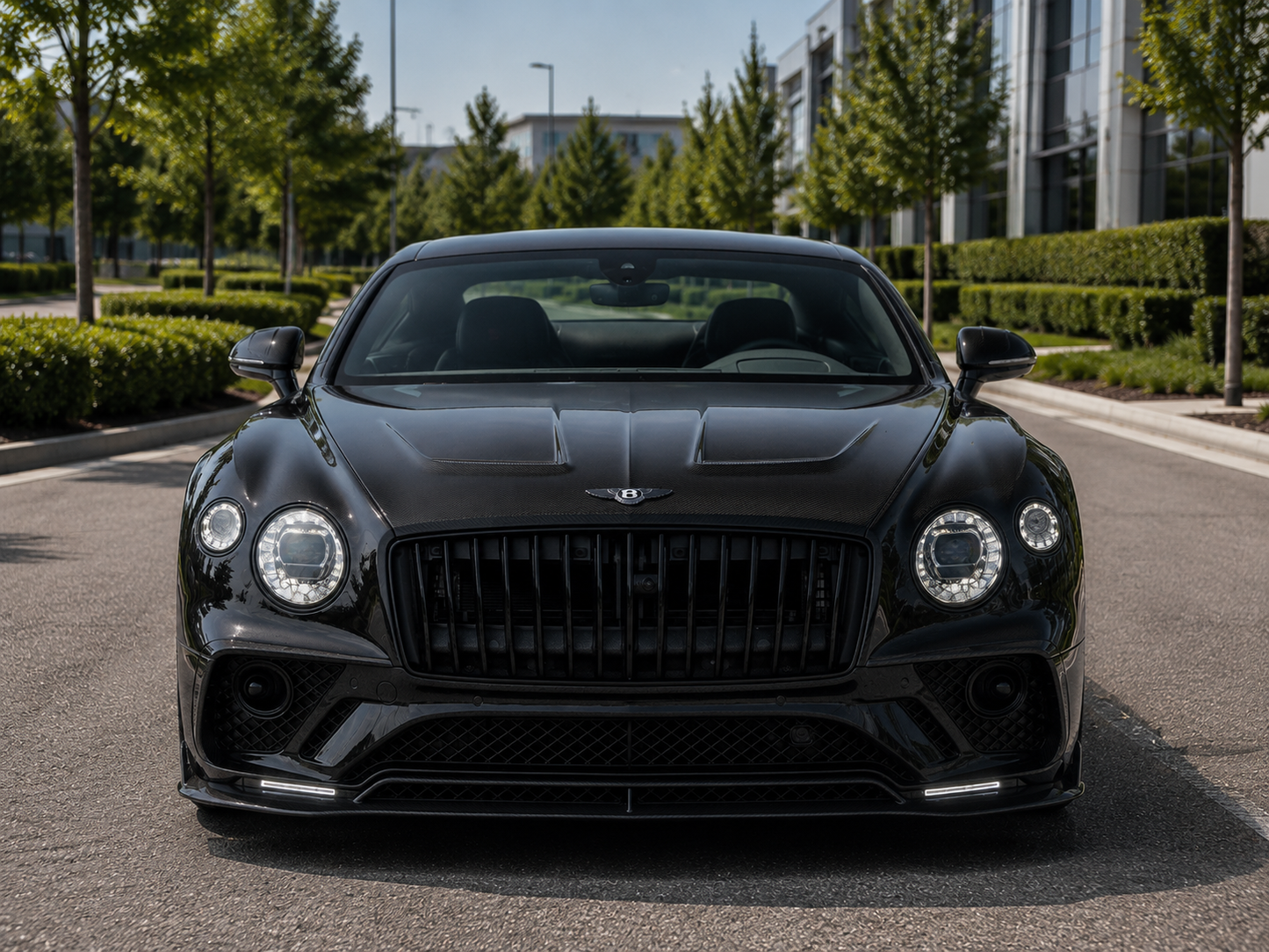 MSY-Style Carbon Fiber Vented Hood - Bentley Continental GT (2019–2025)