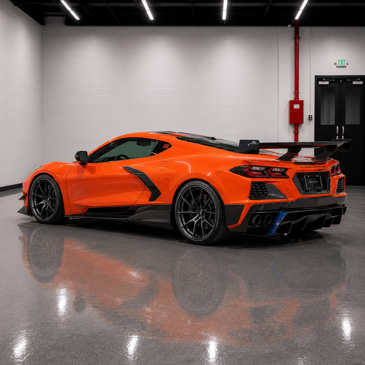 Chevrolet Corvette C8 - APR-Style Carbon Fiber Rear Wing