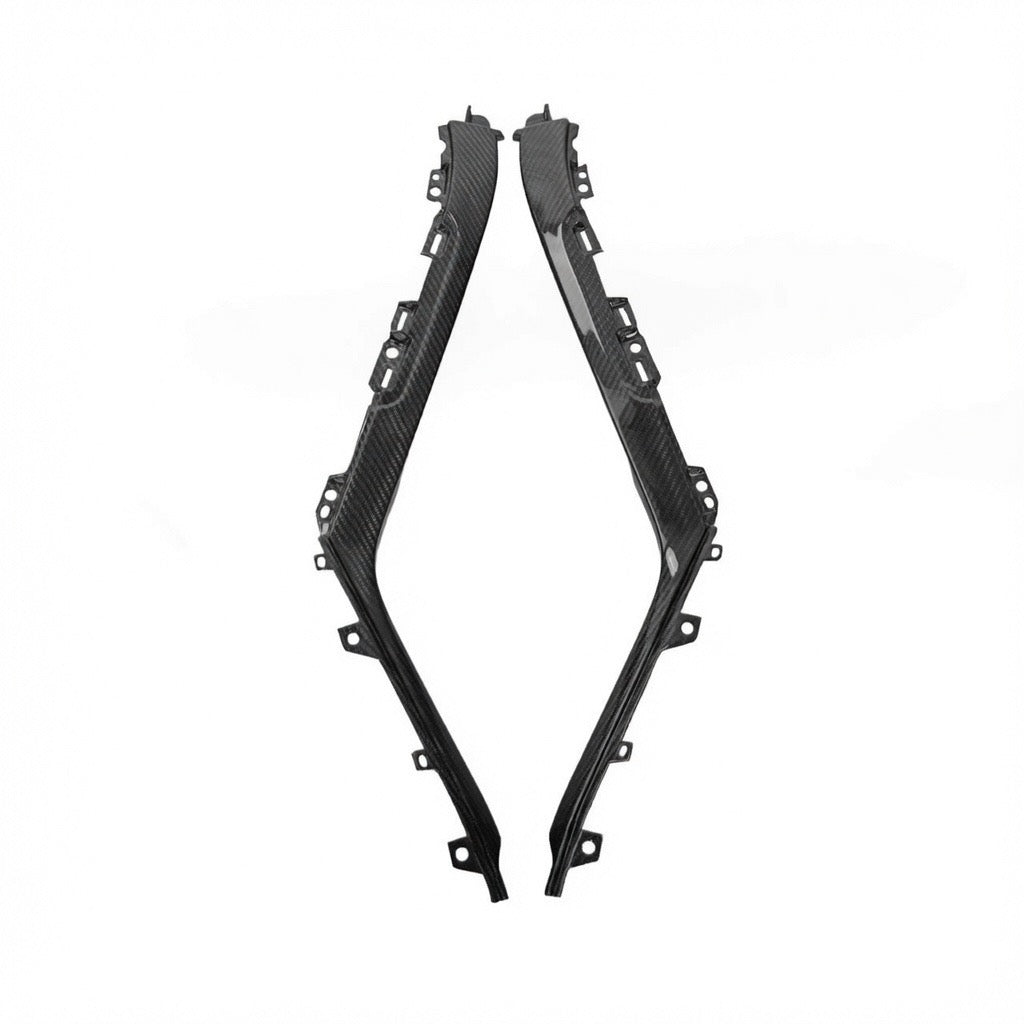 Lamborghini Huracan Carbon Fiber Center Console Side Trim Strips