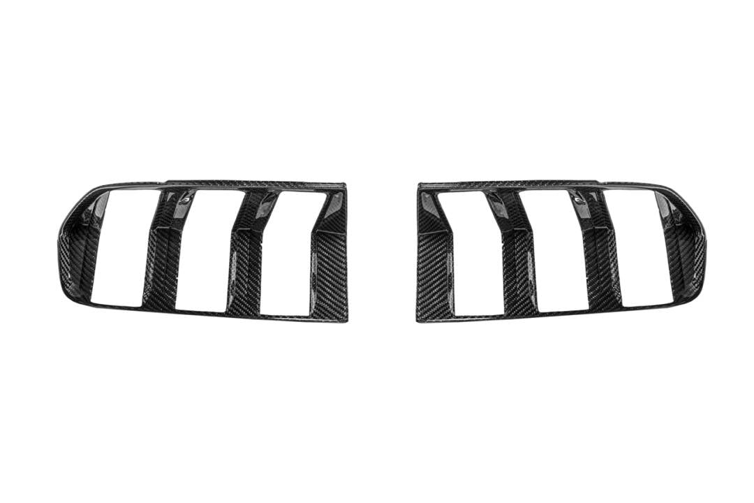 Carbon Fiber Rear Taillight Cover Trim - Ford Mustang (2024+) - Exotics Carbon Design