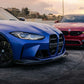 CSL STYLE CARBON FIBER GRILL - BMW G80 M3 | G82 M4 - Exotics Carbon Design