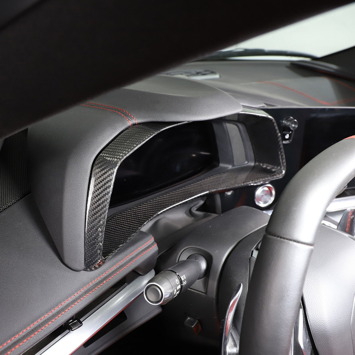 Chevrolet Corvette C8 Carbon Fiber Gauge Cluster Trim Cover